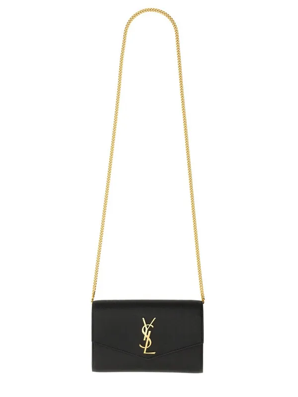 Uptown Wallet With Chain - Saint Laurent