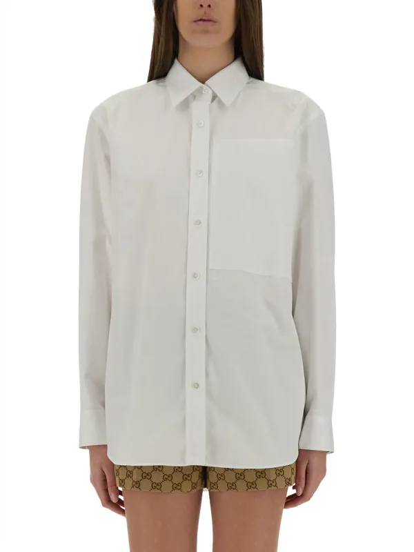 Cotton Poplin Shirt - Gucci