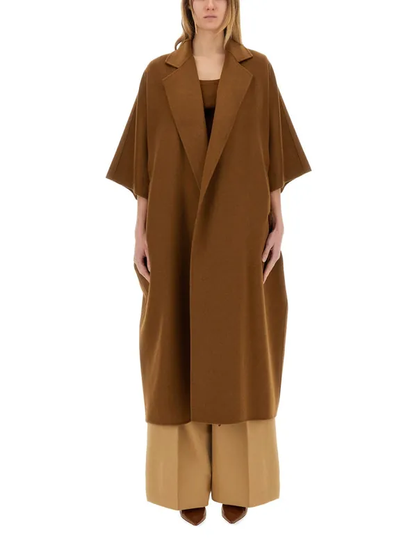 Camel Drap Cape Coat - Max Mara