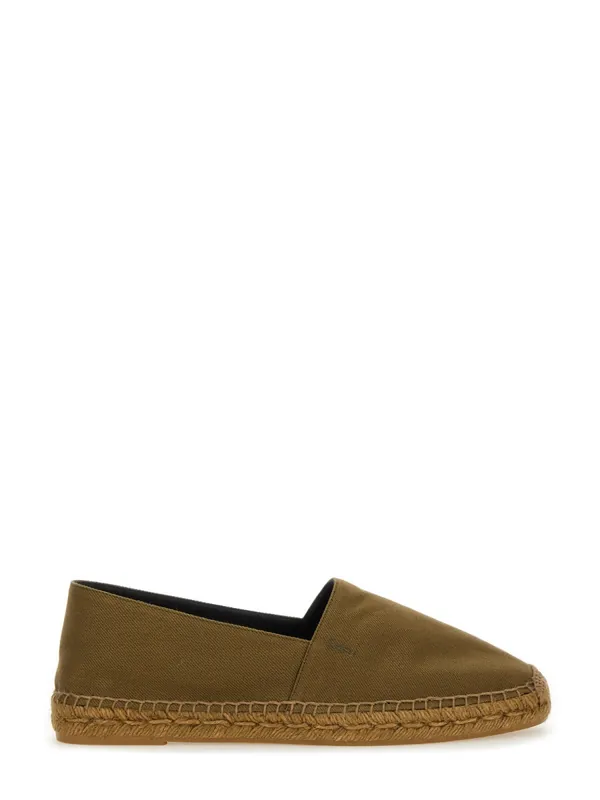 Cotton Gabardine Espadrille - Saint Laurent