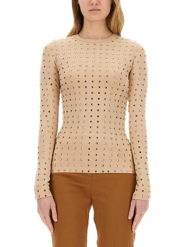 "Negus" Top With Crystals - Sportmax