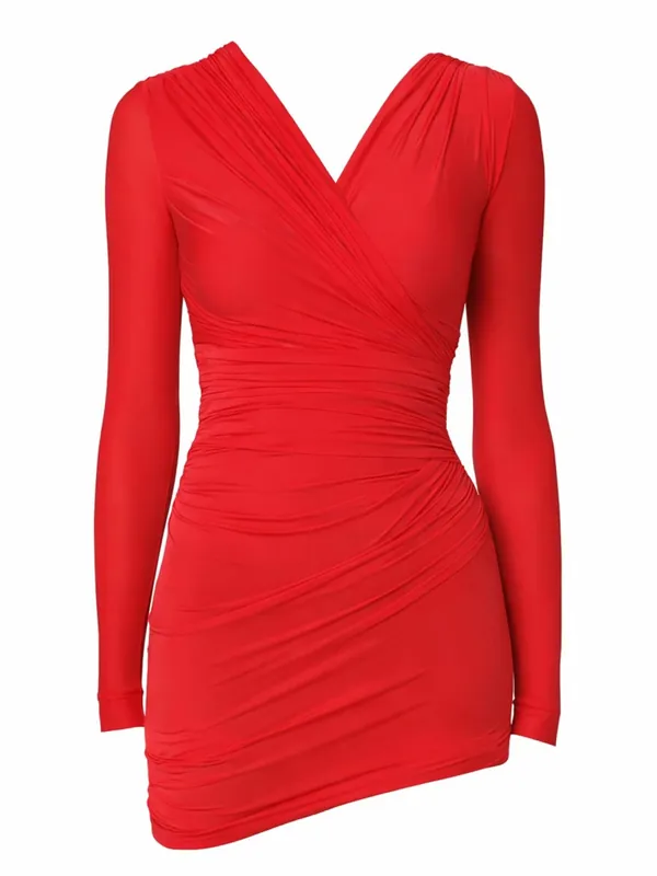 Draped Mini Dress - Balenciaga