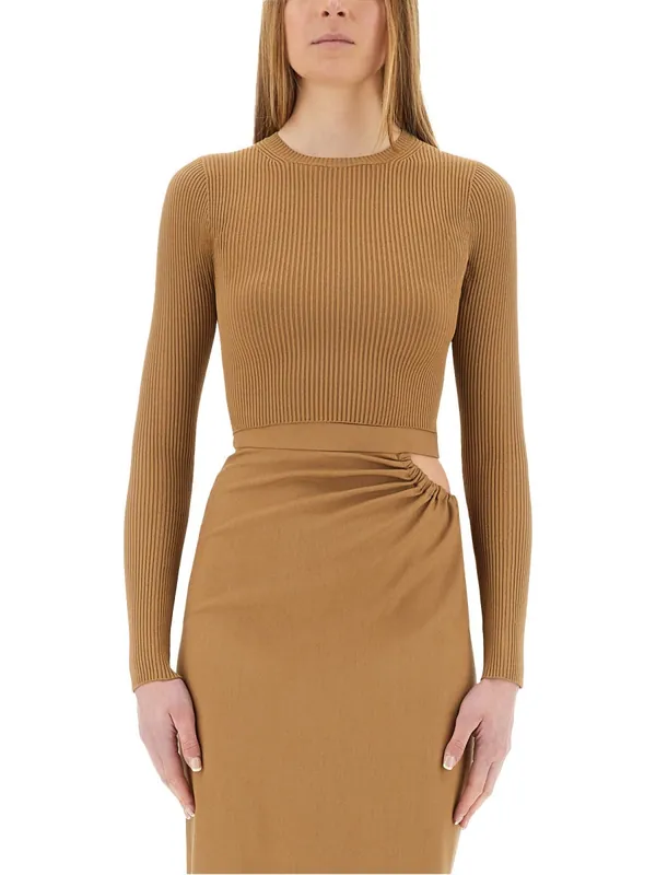 Viscose Crepe Crop Top - Max Mara