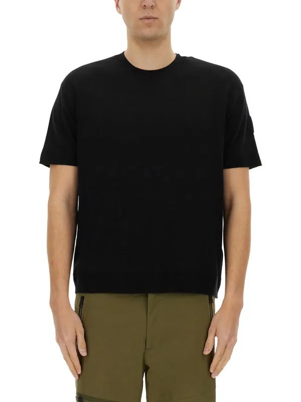 Cotton And Silk Knit - Moncler