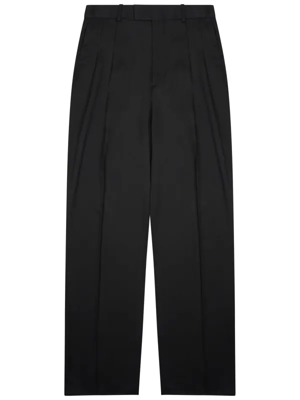 Silk Blend Tailored Pants - Bottega Veneta