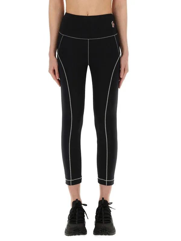 Leggings With Logo - Moncler Grenoble