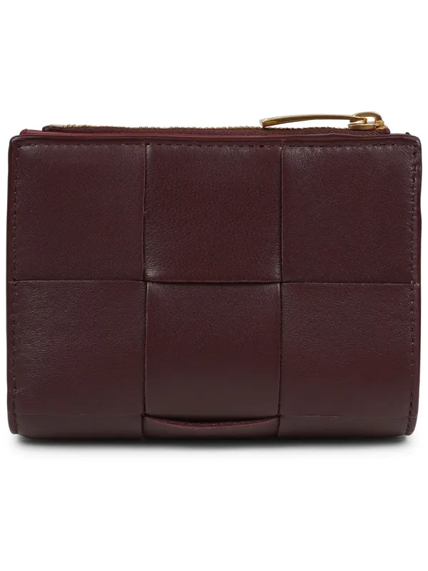 Bi-Fold Wallet With Zipper Small