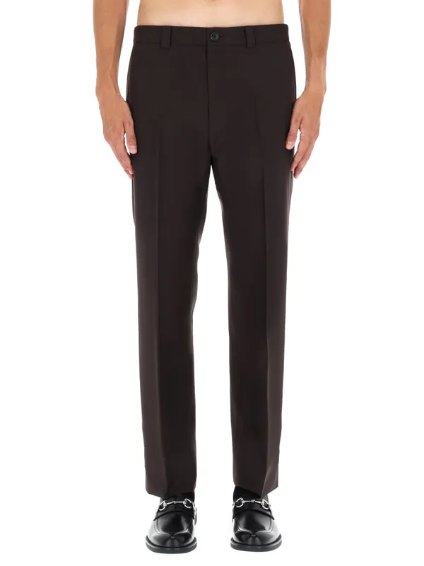 Wool Gabardine Pants - Gucci