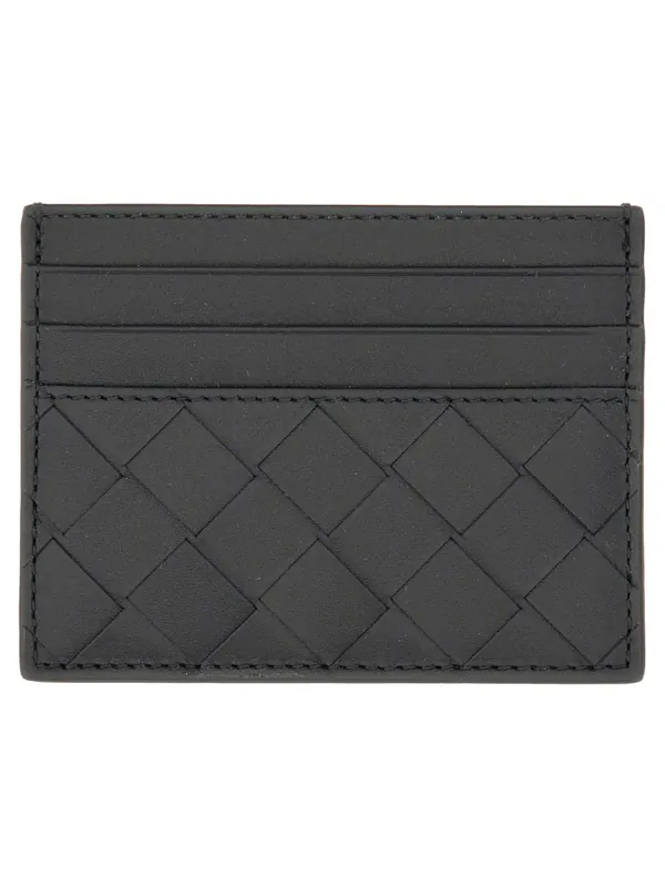 Woven Credit Card Holder - Bottega Veneta