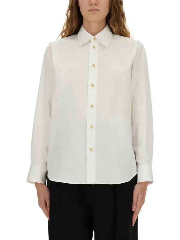 Cotton Poplin Shirt - Bottega Veneta