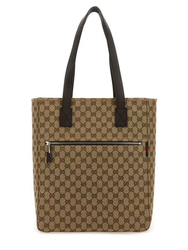 Fabric Shopping Bag Gg Medium - Gucci