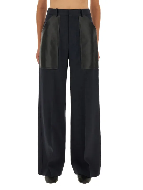 Wool And Cotton Pants - Bottega Veneta