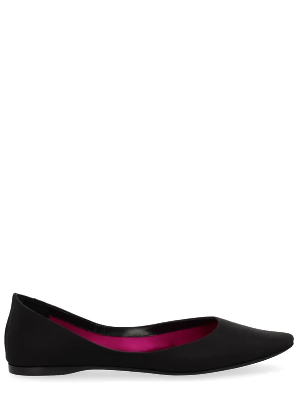 Crepe Satin Ballerina "Lou" - Saint Laurent