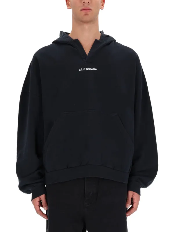 Sweatshirt With Logo - Balenciaga