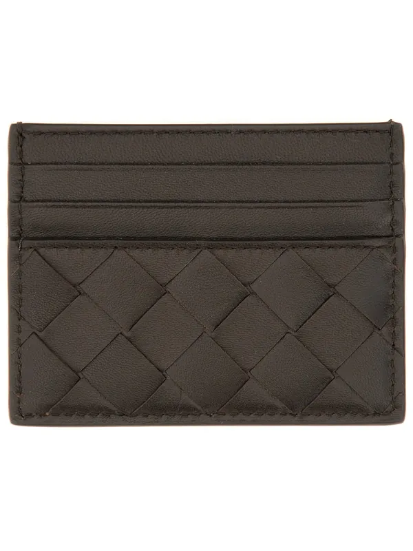 "Woven" Credit Card Holder - Bottega Veneta