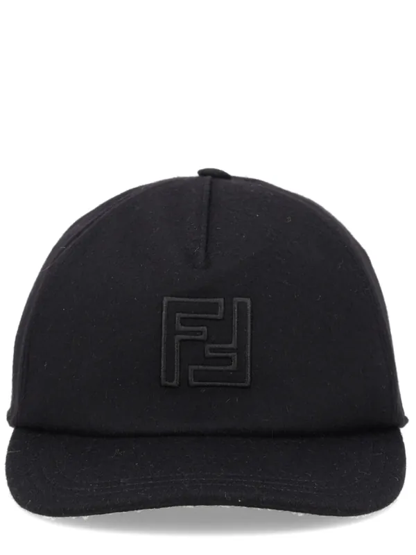 Wool And Cashmere Baseball Hat - Fendi