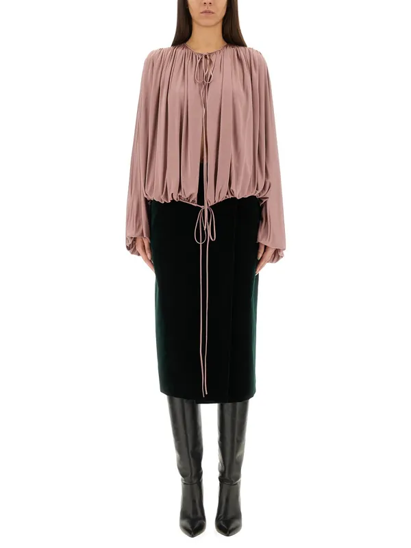 Fluid Knit Blouse - Saint Laurent