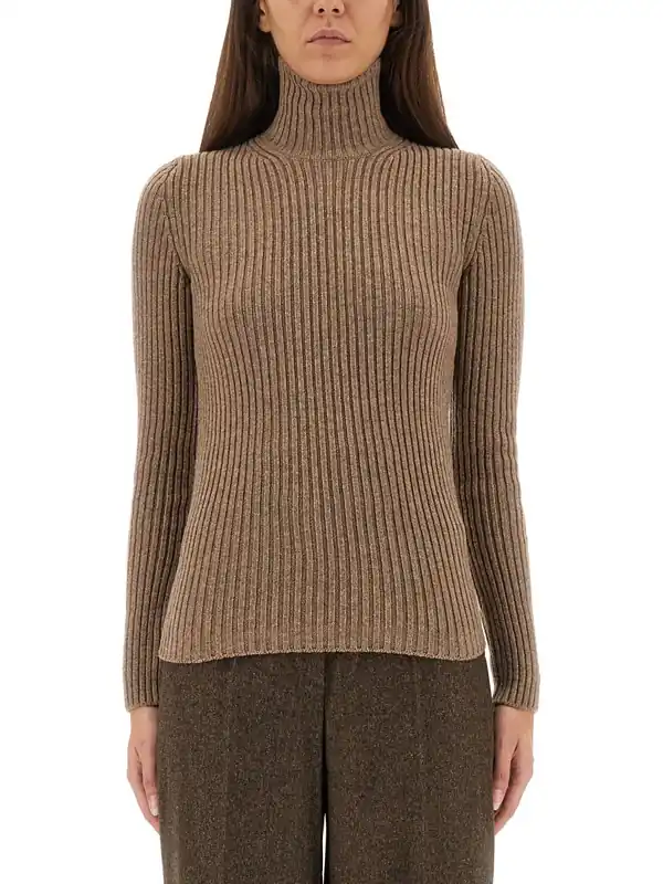 Ribbed Turtleneck Sweater - Max Mara