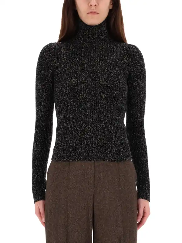 Wool And Cashmere Mouliné Turtleneck - Max Mara