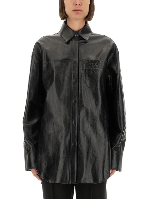 Leather "Borel" Shirt - Sportmax