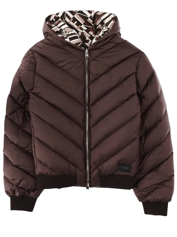 Reversible Padded Jacket - Fendi