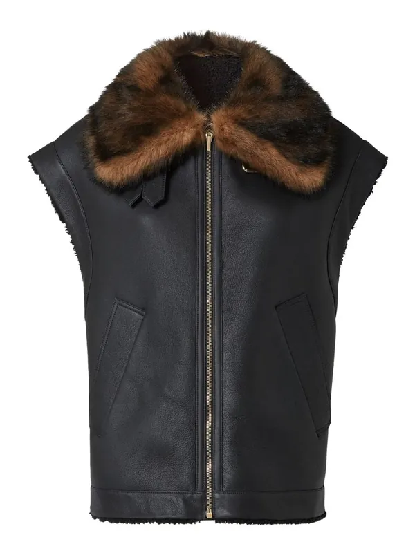 Sheepskin Fur Vest - Fendi