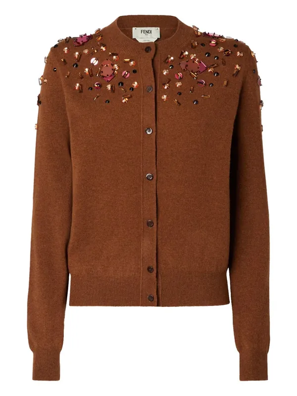 Sequined Cardigan - Fendi