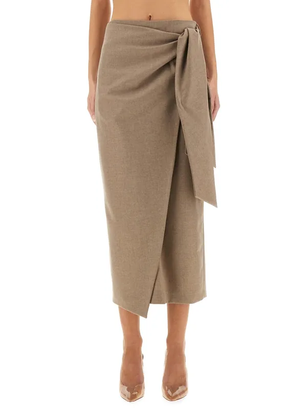 "Bingo" Wrap Skirt - Max Mara