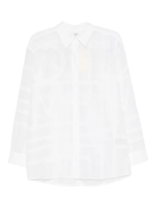 Cotton And Silk Shirt - Toteme