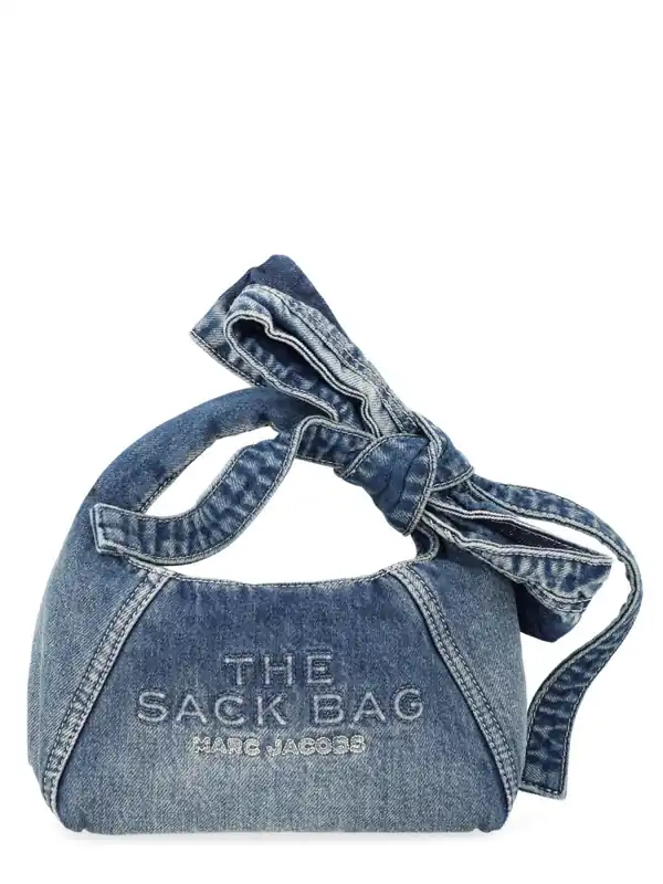 Borsa "The Mini Sack" In Denim - Marc Jacobs