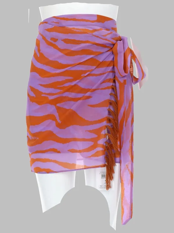 Pareo Con Stampa Animalier - The Attico