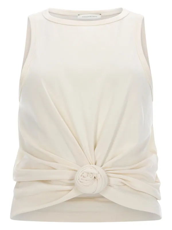 Top Con Dettaglio Floreale - Magda Butrym