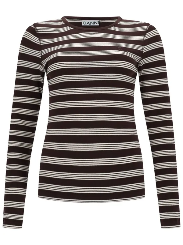 Maglia Con Logo - Ganni