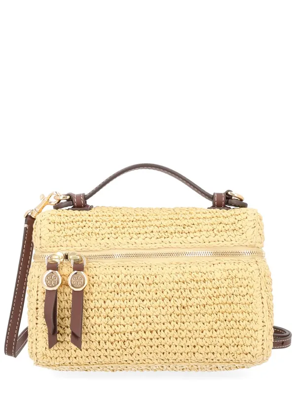 Borsa In Rafia Con Tracolla - Tory Burch
