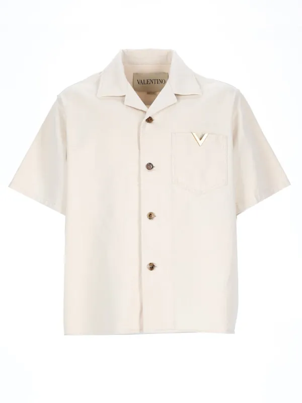 Camicia Con Dettaglio "Vgold" - Valentino Garavani
