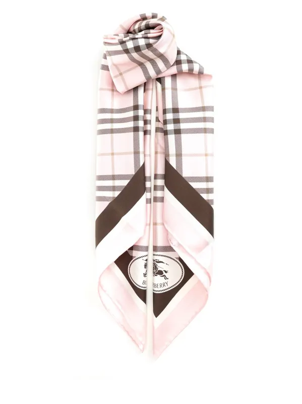Check Scarves And Foulards Rose - Burberry