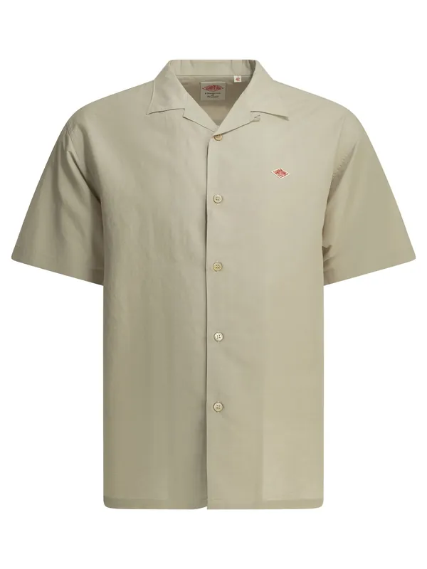 Casual Cotton Linen Shirt Shirts Beige - Danton