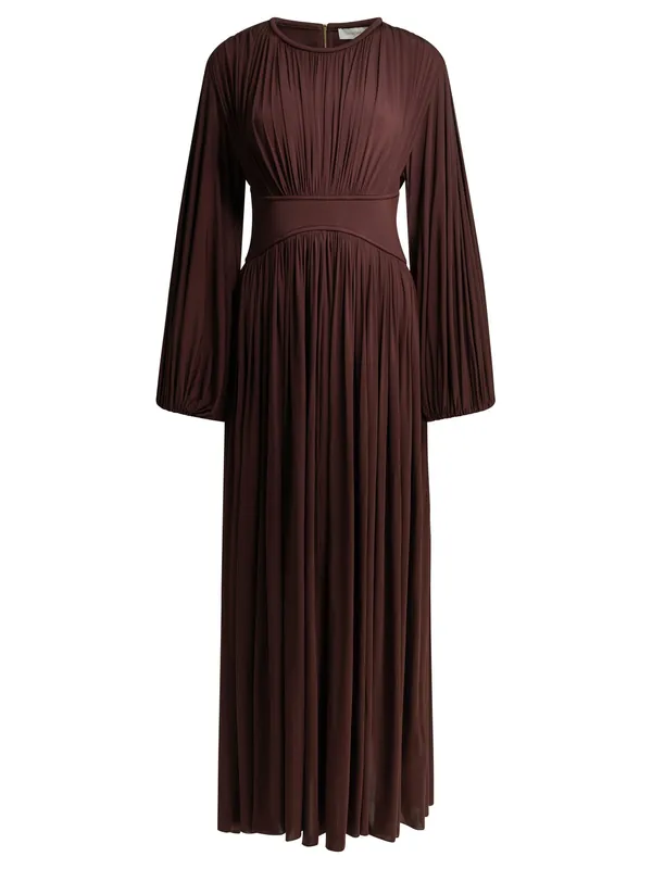 Luna Billow Dresses Bordeaux - Zimmermann