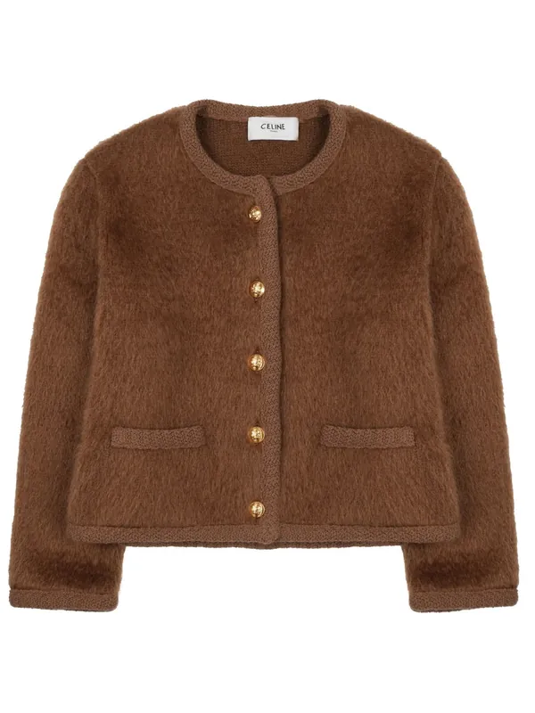 Giacca "Chasseur" In Mohair - Celine
