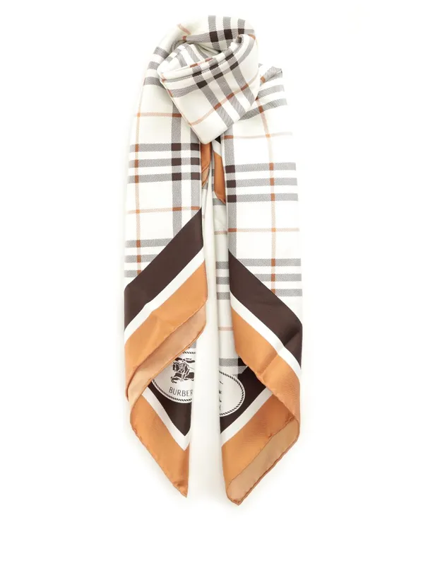 Check Scarf Scarves And Foulards Beige - Burberry
