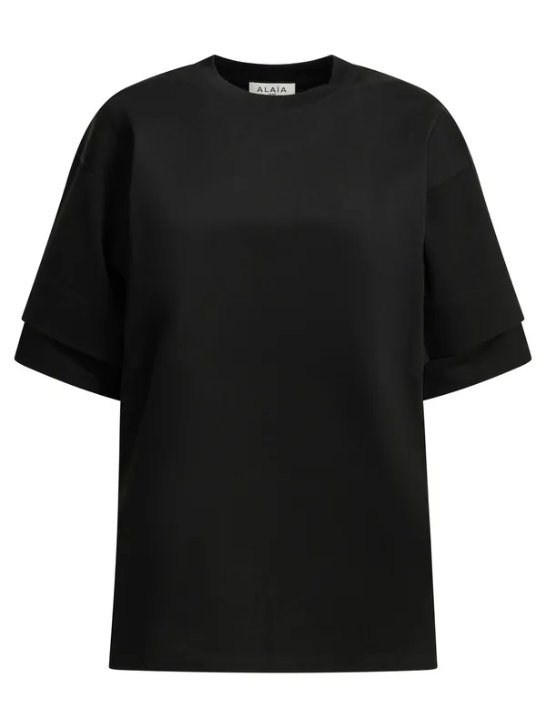 Crew-Neck T-Shirt T-Shirts Black