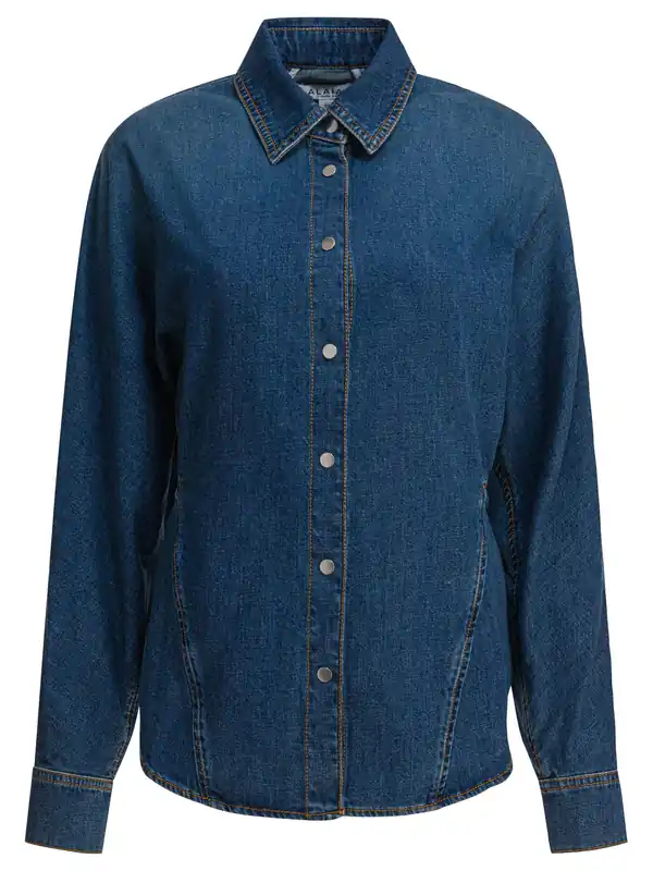 Denim Shirt Shirts Blue - Alaïa