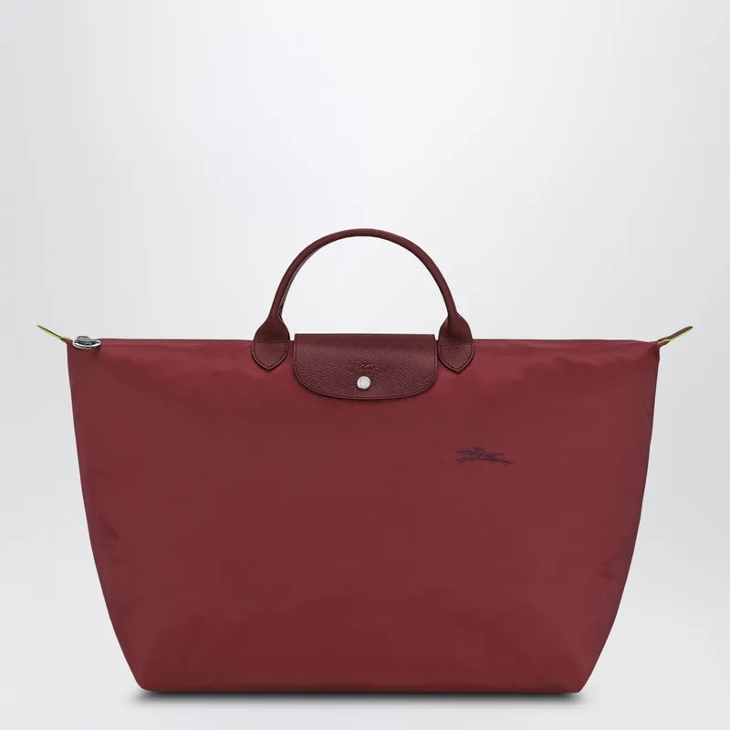 Le Pliage Green L Travel Bag Pomegranate - Longchamp