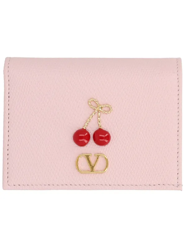 Portafoglio "Cherryfic" Con Logo - Valentino Garavani