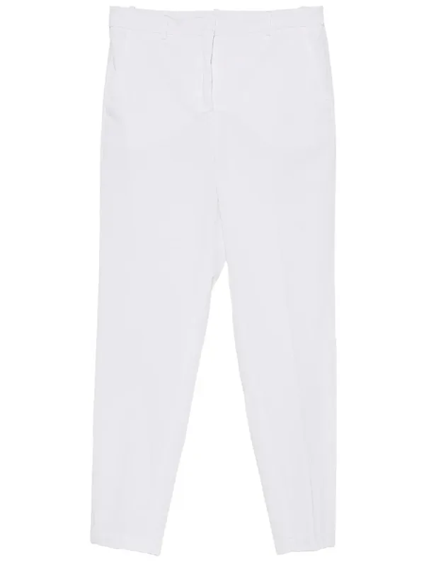 Galene Straight-Leg Cotton Blend Trousers