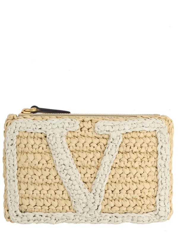 Pouch "Viva Superstar" In Crochet - Valentino Garavani