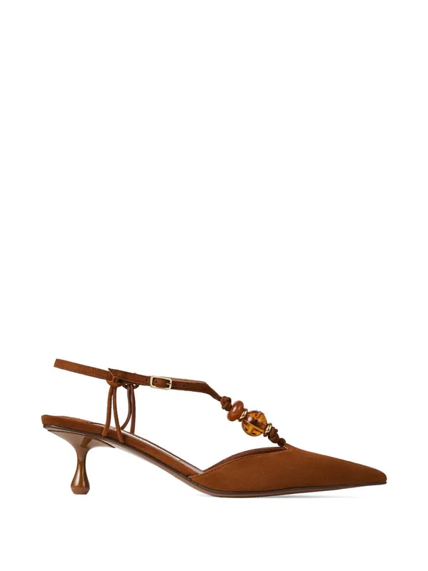 Lauri Suede Leather Pumps - Jimmy Choo
