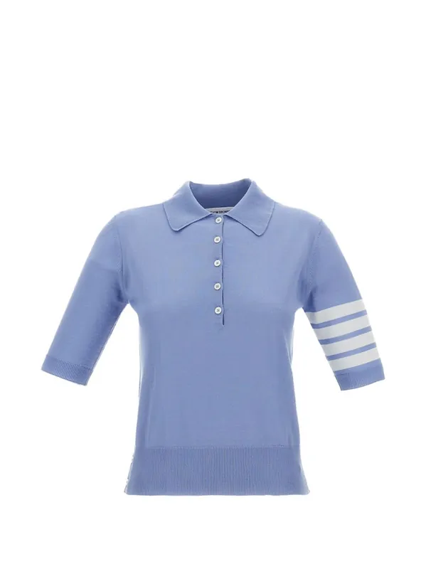 Wool Polo Shirt - Thom Browne