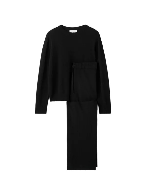 Trousers And Sweater Cashmere Set - Soft Goat