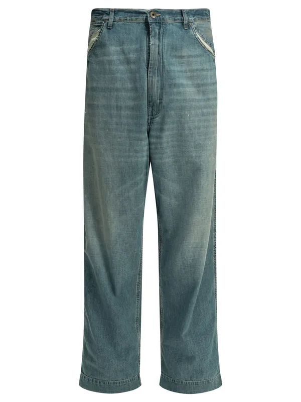 Wide Leg Jeans Light Blue - Maison Margiela